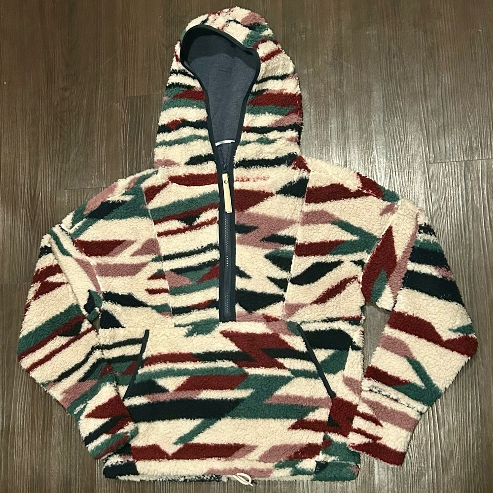 Women’s PrAna Sherpa Half Zip Pullover Hoodie, XS, NwoT